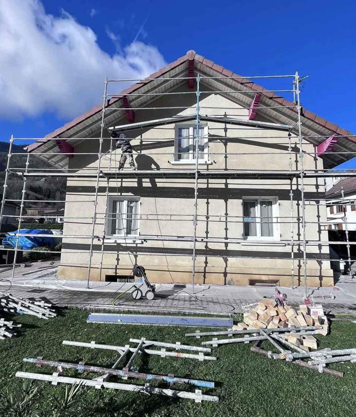 Travaux de ravalement de façade Chambéry